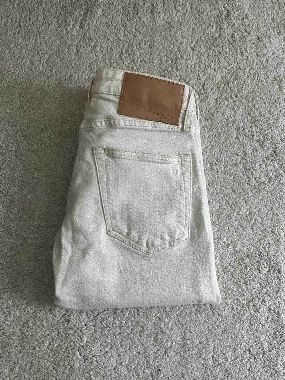 Rag & Bone Women Rosa id-Rise Boyfriend Jeans - Ecru/Cream (Size 24)